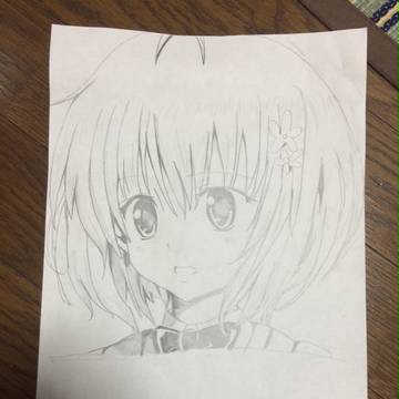 To LOVEる の「モモ・ベリア・デビルーク」描いてみた