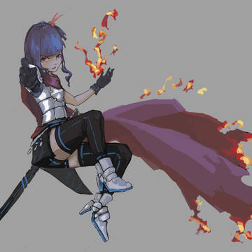 火遊びの少女騎士