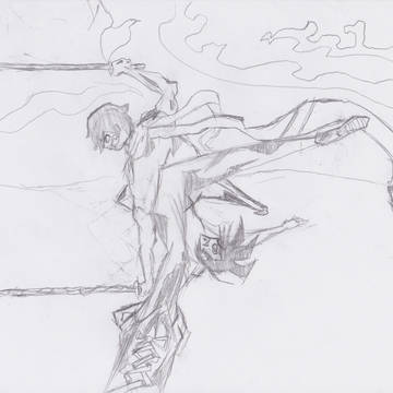 Gurren Lagann Style Sketch