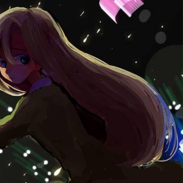 光る絵画