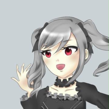 蘭子初描き