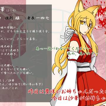 【たぬきつ】沙華【きつね】