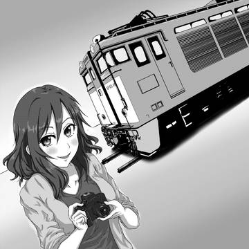 鉄道とモノクロ練習