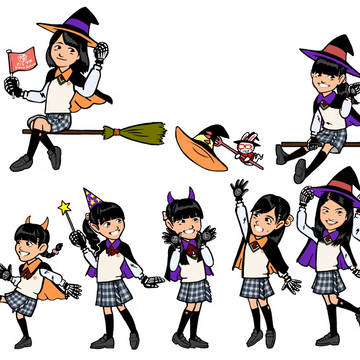 Happy Halloween! in SakuraGakuin