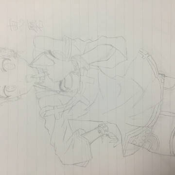 仙崎恵磨ちゃん アナログ描き