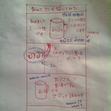初めてマンガ描いてみた