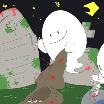 おばけの仮装準備
