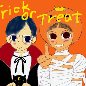お菓子くれなきゃいたずらするぞ！