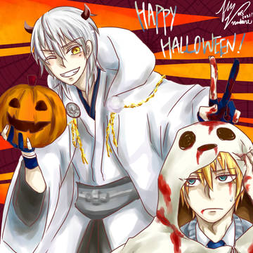 白いハロウィーン