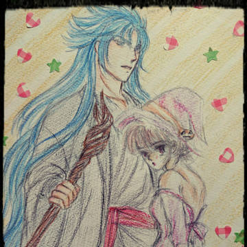 👑カノさんと星矢ちゃん(カノ星♀🔸合作)