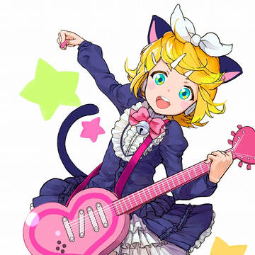 鏡音リンちゃんのシアンちゃんコス