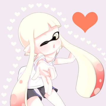 イカちゃん投げキッス