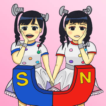 磁石のあーりんれにちゃん