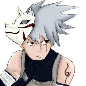 kakashi anbu mask off