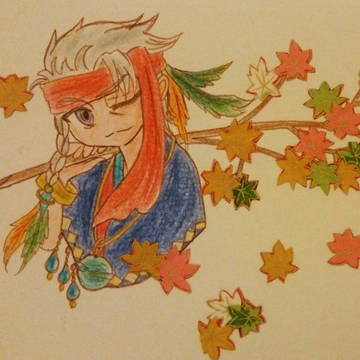 メルストキャラと秋。