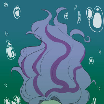 深海の蛸。