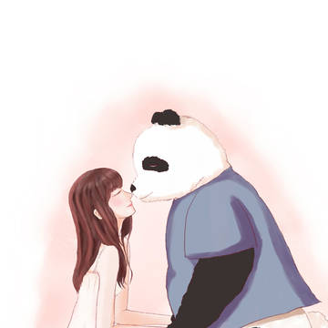 她的男朋友叫PANDA