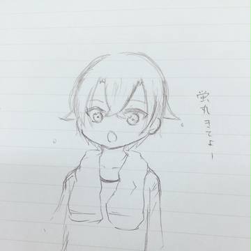 蛍丸描いたら蛍丸が来た
