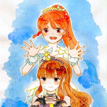 みかんちゃんとあろまちゃん