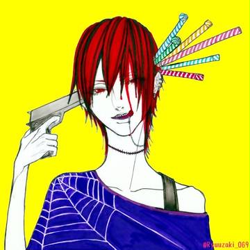 銃口をこめかみに