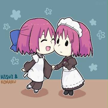 翡翠ちゃんと琥珀さん