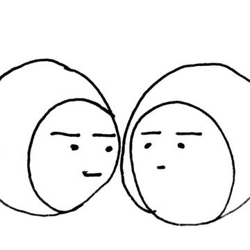 煮玉子に似た孫
