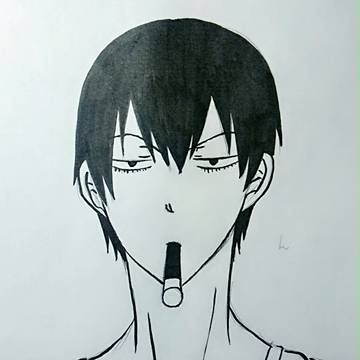 靖友とポッキーゲーム。