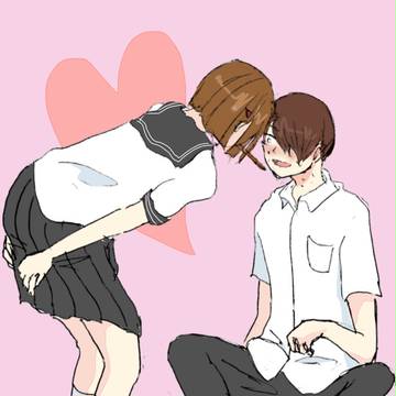 神杏でポッキーゲーム