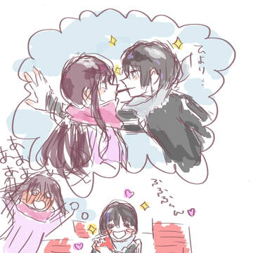 あくまで彼の妄想です。
