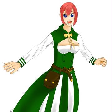 森人の服着て喜ぶうちの子
