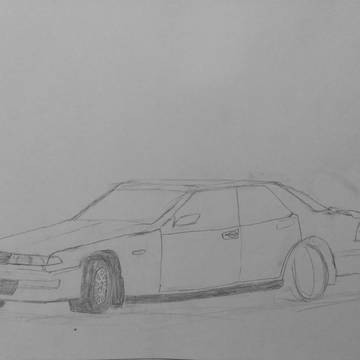 一年ぐらい前になんとなく描いたホンダ・ビガー