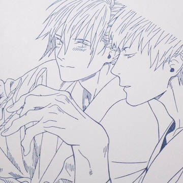 [消しゴムはんこ]　蒼葉&ノイズ