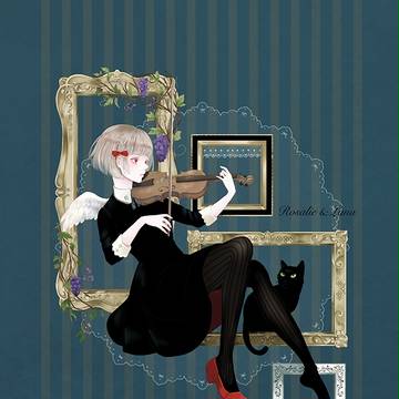 黒猫とバイオリン弾き