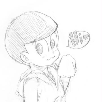 【腐・自分絵】ラクガキとカラトド漫画