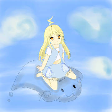 空と女の子