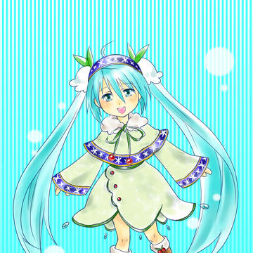 冬ミクさん風