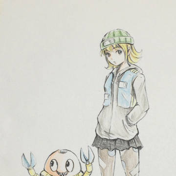 ロボットと女の子