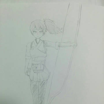 前書いた練習絵