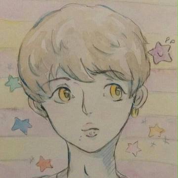 水彩でおたまさま