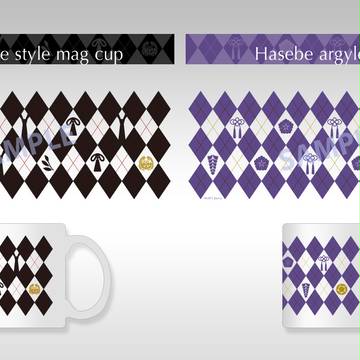光忠&長谷部 meets Argyle style マグカップ