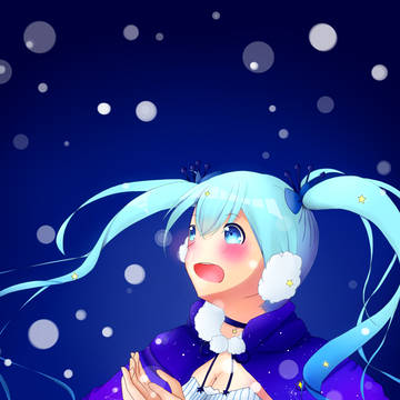 冬の夜ミク