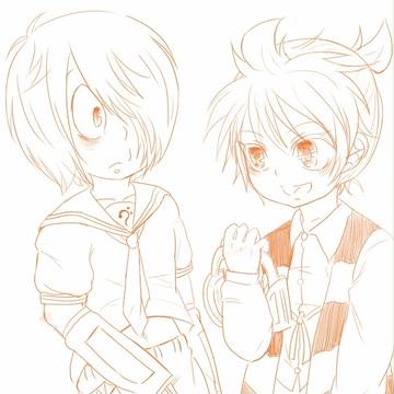 鬼太郎と鏡音レン