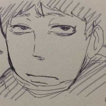 自分絵一松