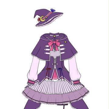 パチュリー·ノーレッジ 服装のデザイン