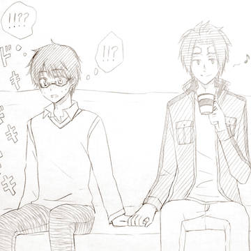 付き合ってない迅修漫画