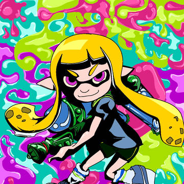 スプラトゥーン　イカちゃん