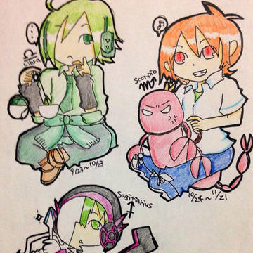 ポプキャラ×12星座風絵まとめ その②