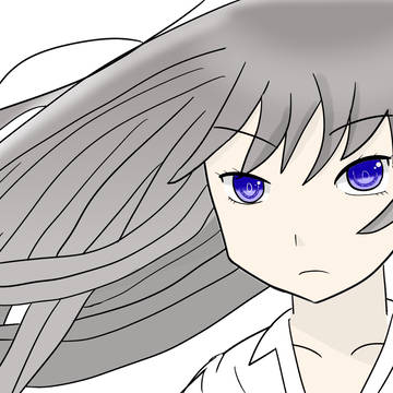 長髪女の子