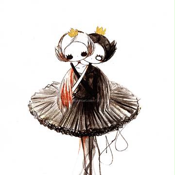 A swan lake interpretation