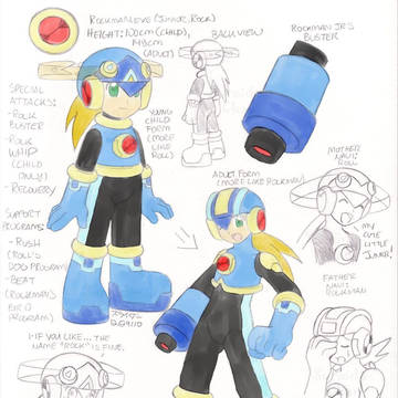 ロックマンJrの設定図